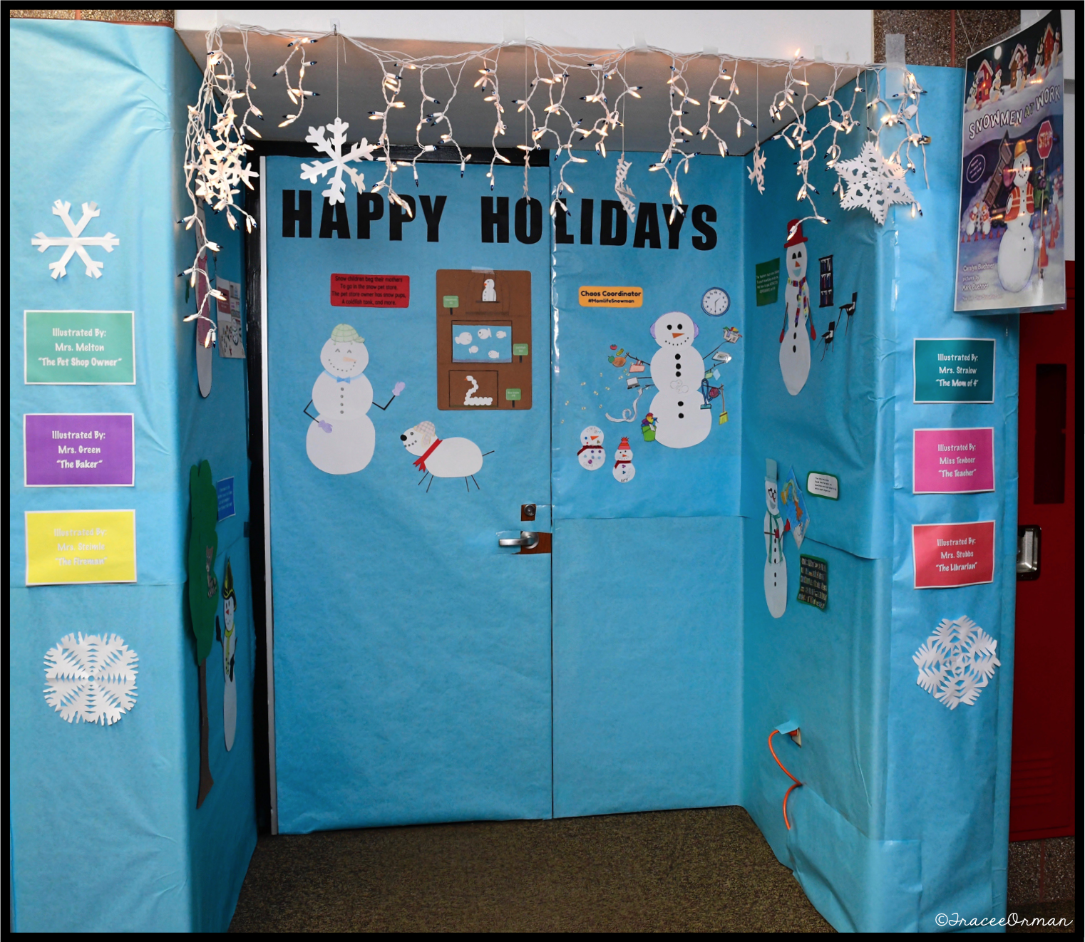 Mrs Orman S Classroom Holiday Door Decorating