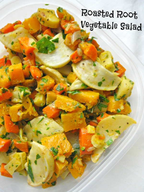 Meet Me in the Kitchen Roasted Root Vegetable Salad