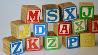 wooden blocks with letters