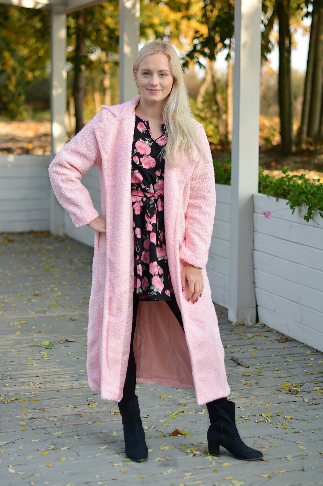 Pink%2BLong%2BLength%2BTeddy%2BCoat%2B%2