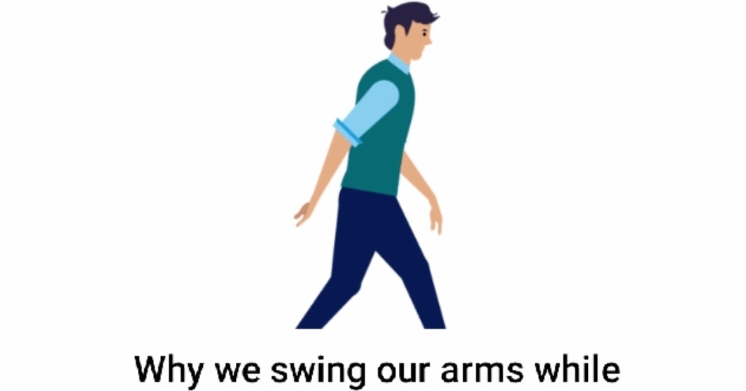 Ever wondered why people swing their hands while they walk??