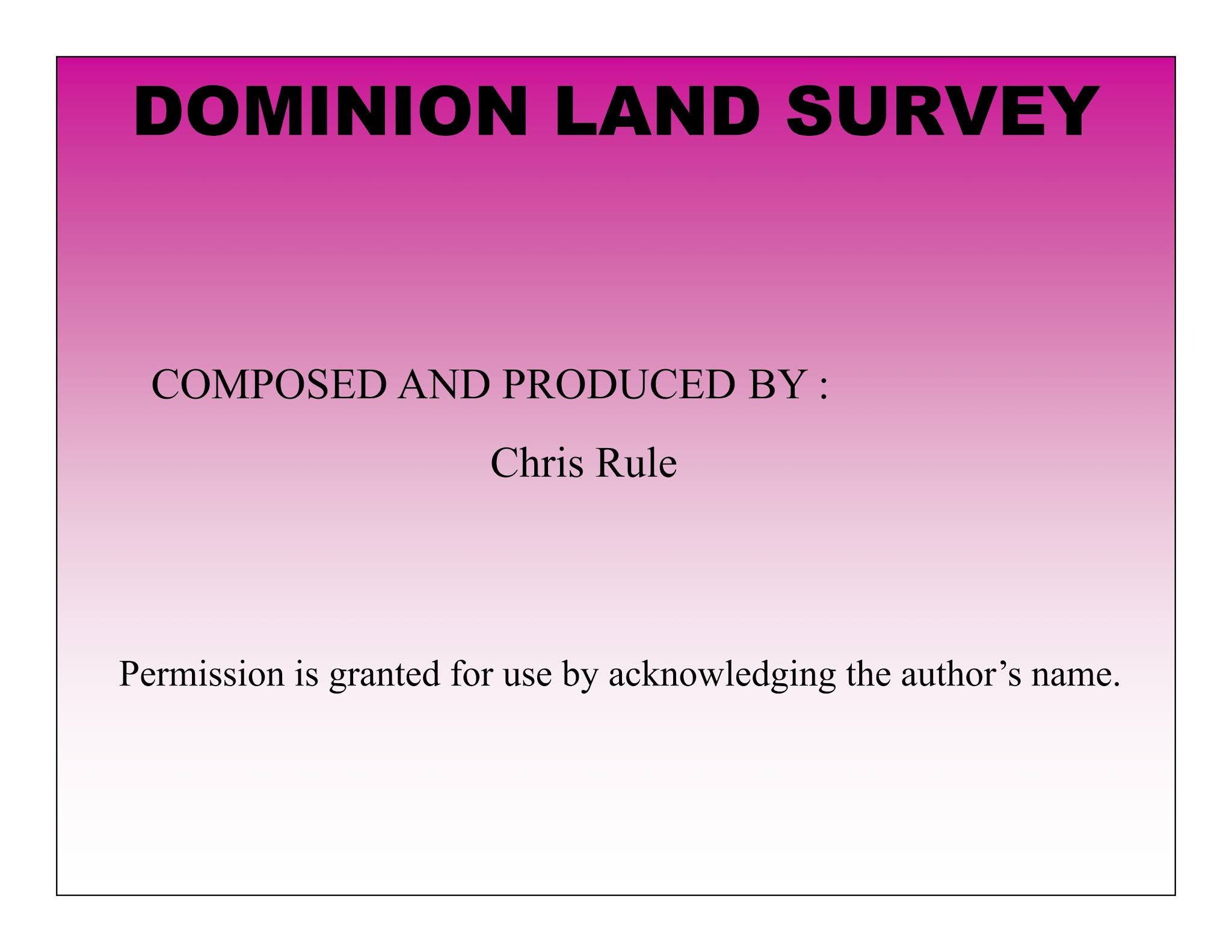 The Blog Fodder Remembering the Farm The Dominion Land Survey System