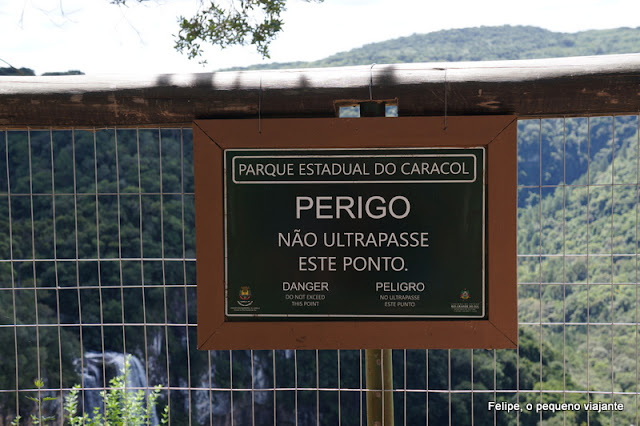Cascata do Caracol no Parque Estadual do Caracol em Canela