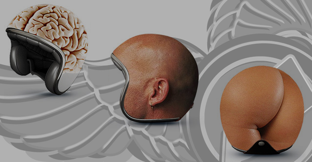 body helmet art | brains to buttocks