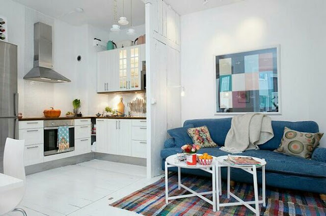 Interior design of a small kitchen