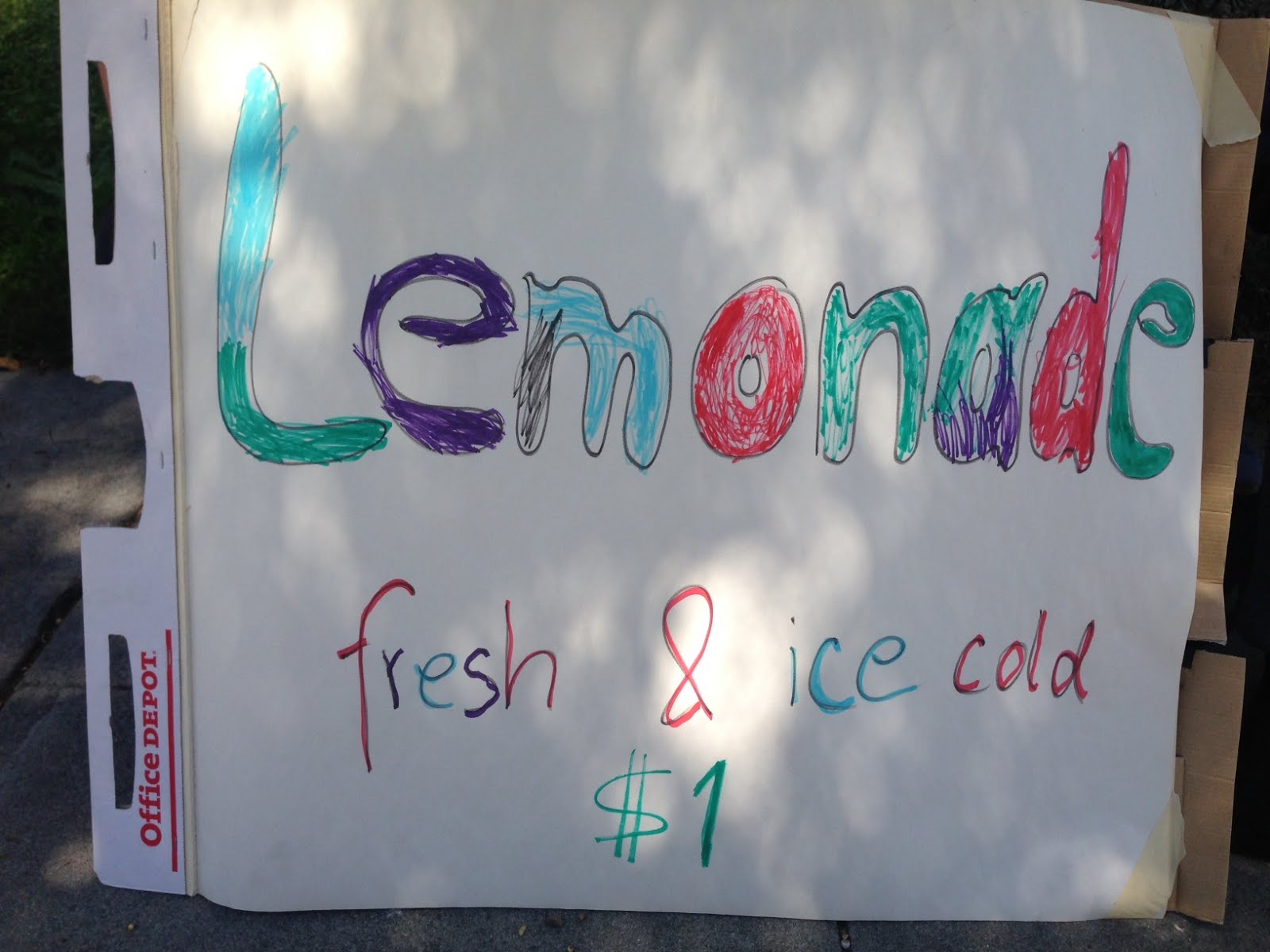 HugoHessler.de Hugo's first Startup selling lemonade with 300