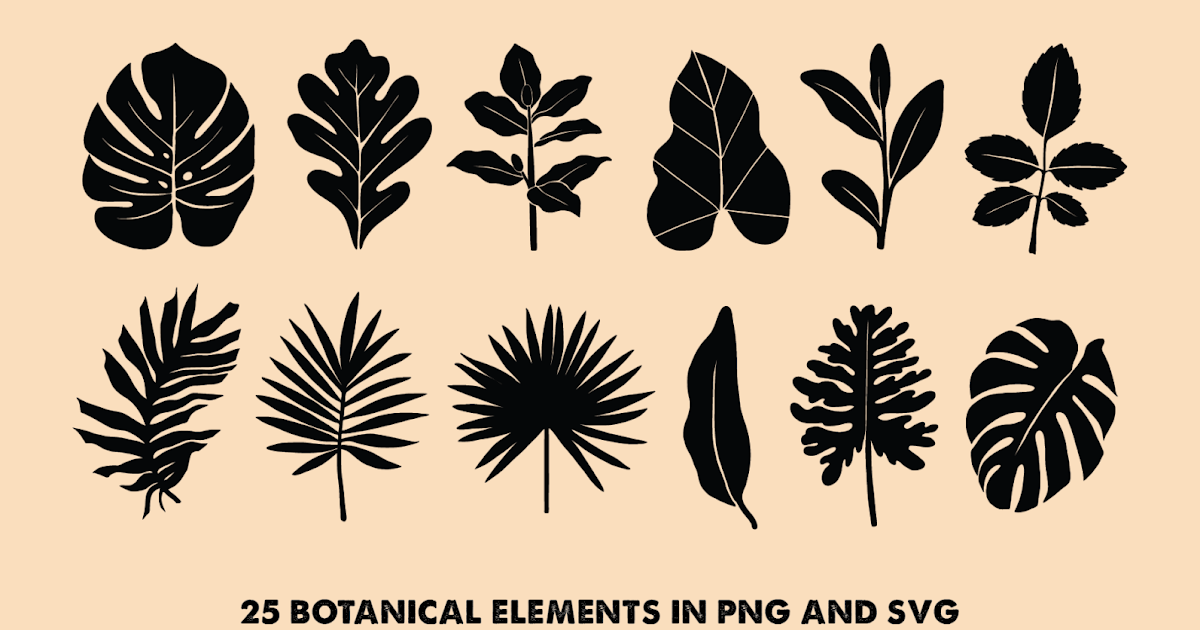 Download Free Silhouette Illustration And Pattern Set Linocut Blockprint SVG Cut Files