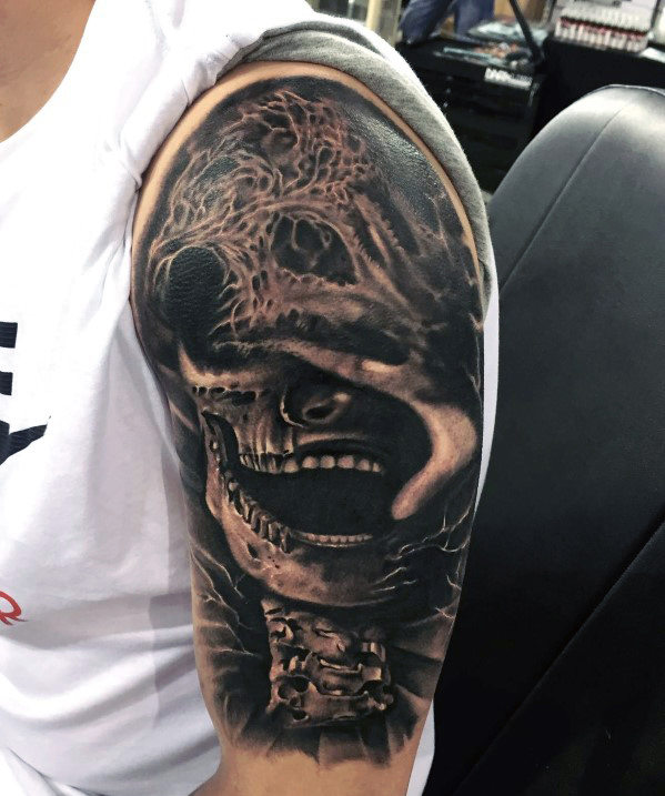70 Simple Arm Tattoos For Boys 2019 Upper Lower Tribal