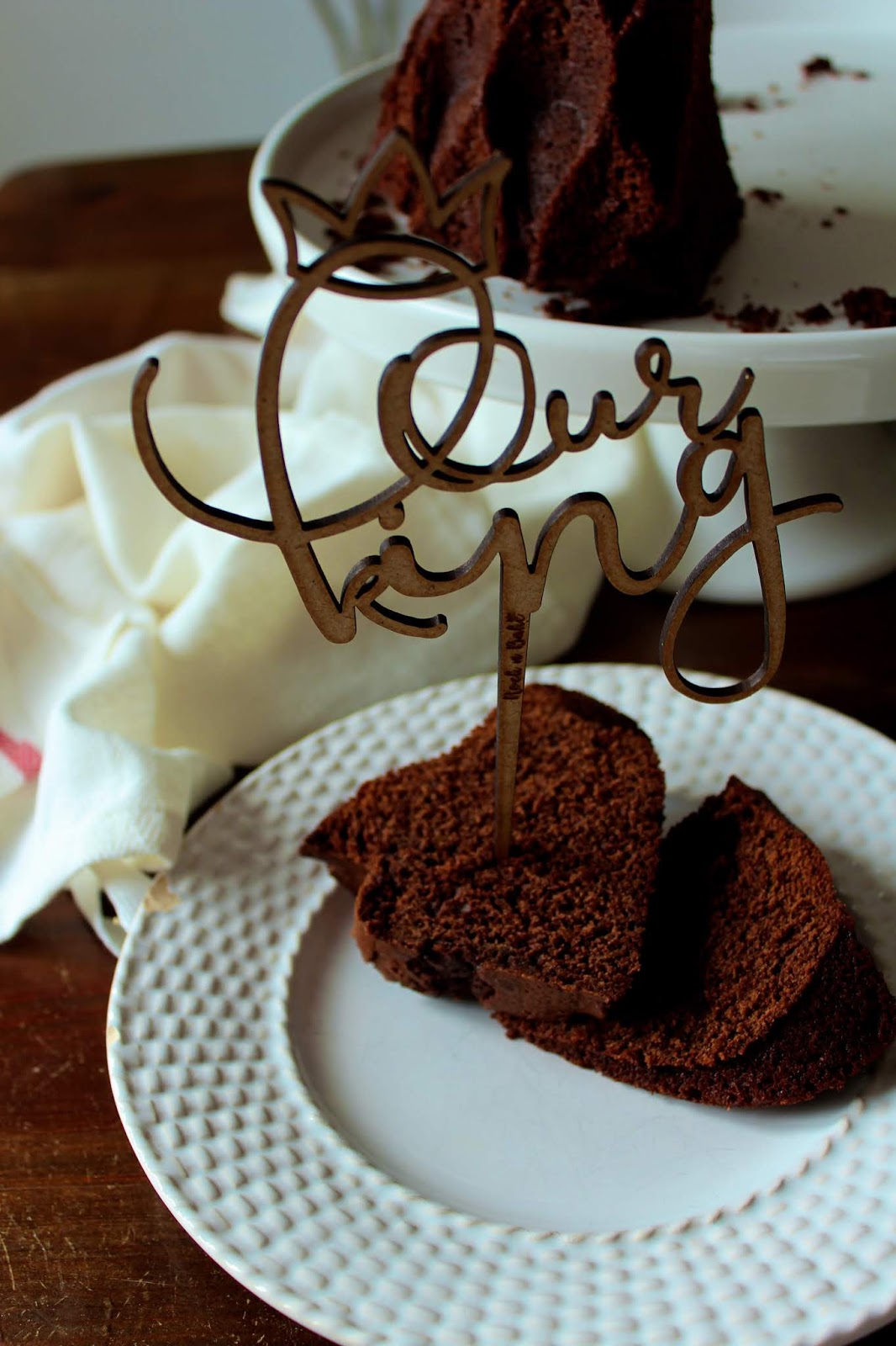 Bolo de Chocolate para o Pai