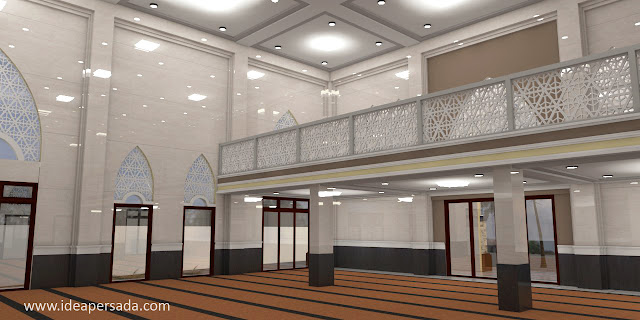 jasa desain masjid mewah minimalis