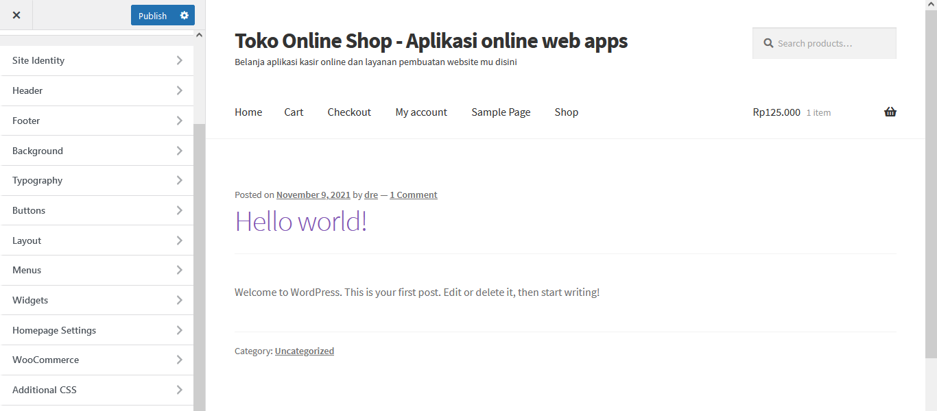 membuat toko online shop dengan wordpress cloud hosting murah