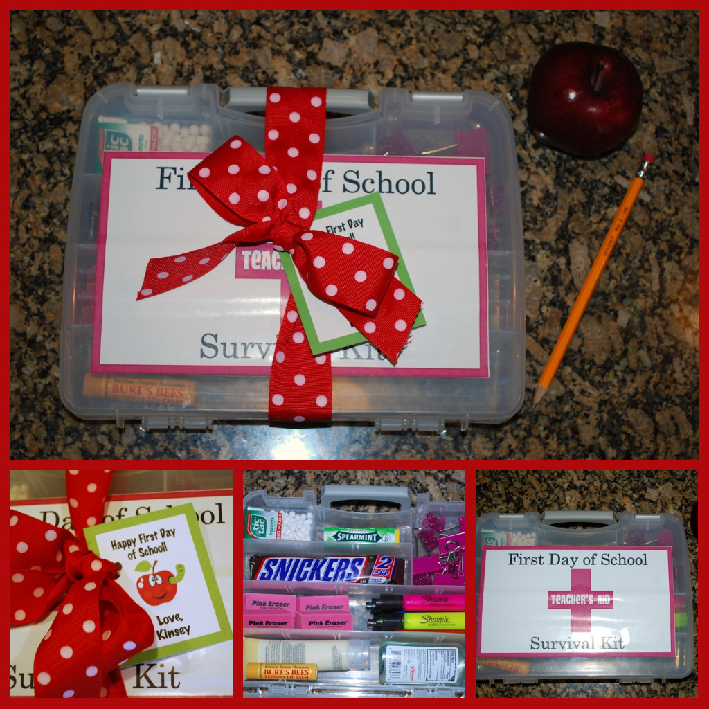 dream, love, design & inspire First day of School Survival Kit