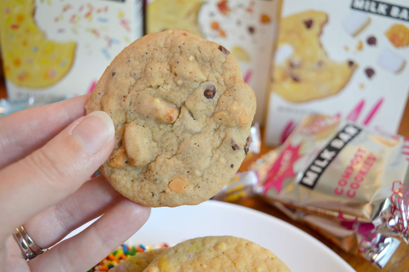 Trying the new Milk Bar Cookies