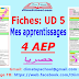 Fiches pédagogiques de l'unité 5 Mes apprentissages en français 4AEP Fiches pédagogiques de l'unité 5 Mes apprentissages en français 4AEP