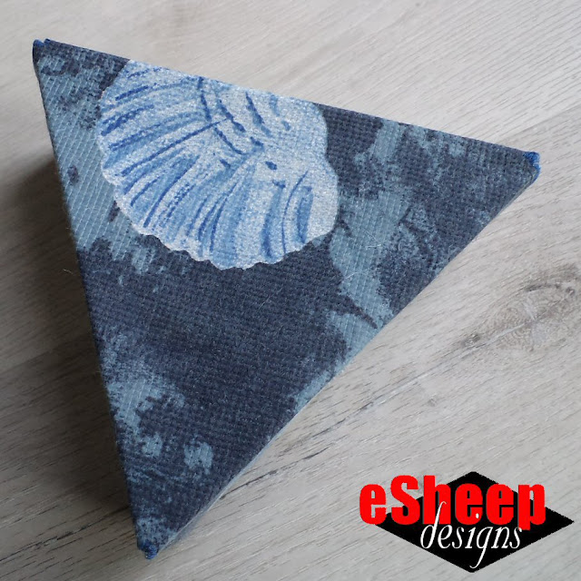 Shabby Fabrics' Origami Gift Box crafted by eSheep Designs