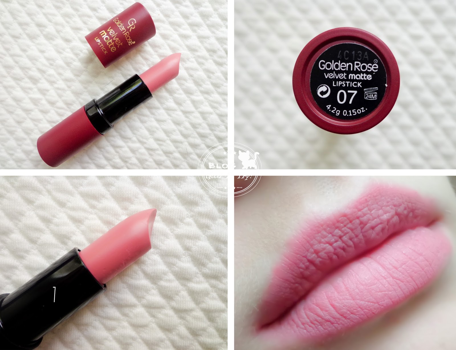 Golden Rose Velvet Matte Lipstick nr 02,04,07,12 Good to Golden Rose Velvet Matte Lipstick nr 02,04,07,12 Good to