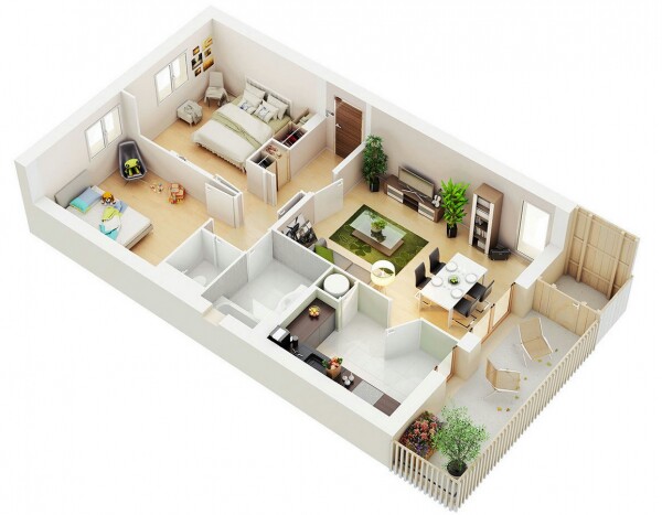 small home design 3d image