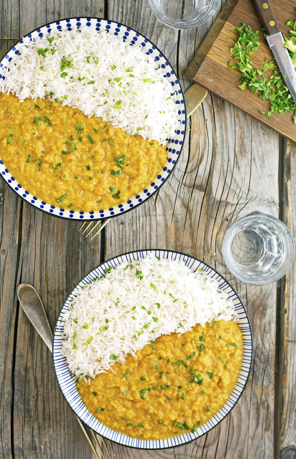 (Vegan) Crock-Pot Curried Red Lentils