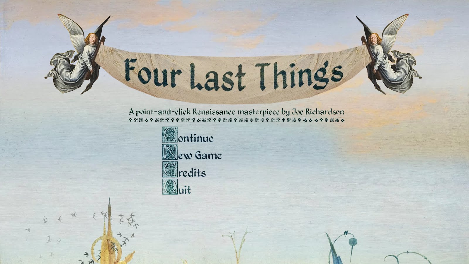 Four be the things. Four last things. Four last things игра. Four last things breihel.