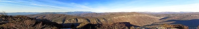 Linville Gorge from the summit of Table Rock
