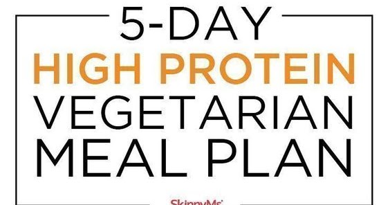 5-Day High-Protein Vegetarian Meal Plan - Delicious Food