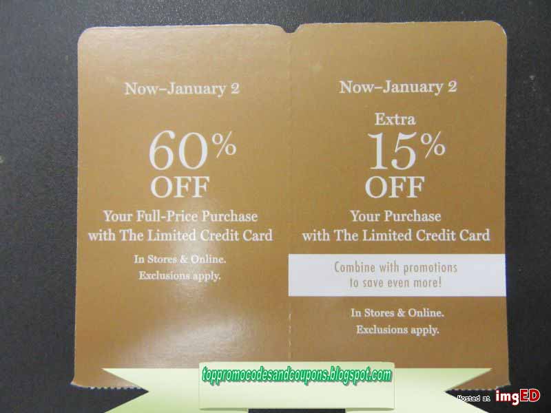 Free Promo Codes and Coupons 2021 The Limited Coupons
