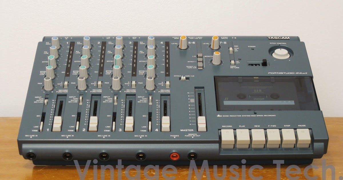 Ribbon Microphones, Mini Guitar Amps, Tascam 4 track Cassette Tape