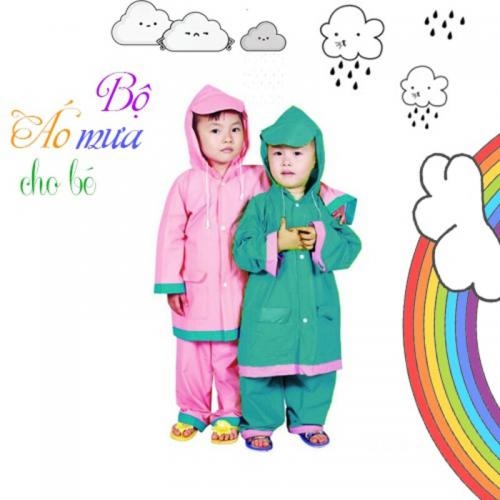 Áo mưa bộ trẻ em