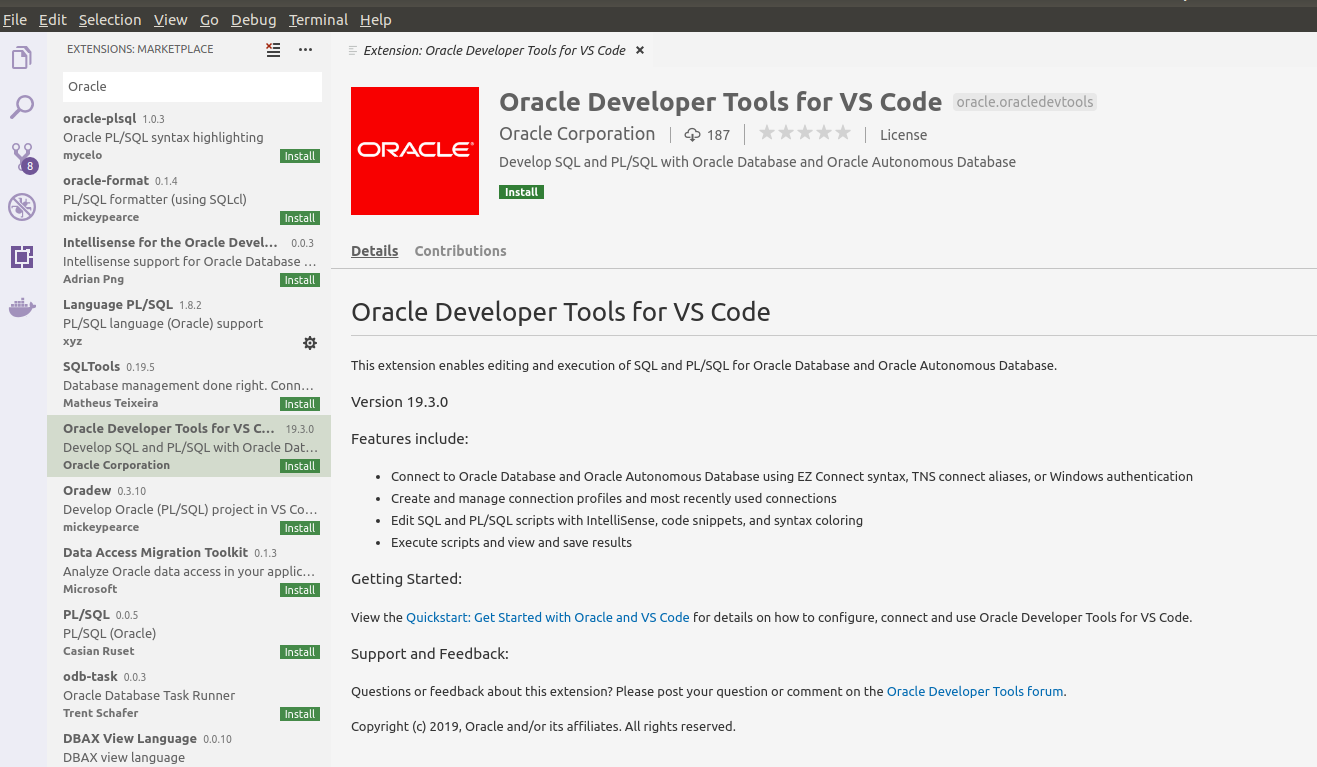 Oracle Developer Tools for Visual Studio Code ~ Dirk Nachbar: This Blog ...