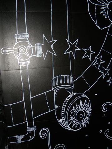 bertola: dibujos para baños negros