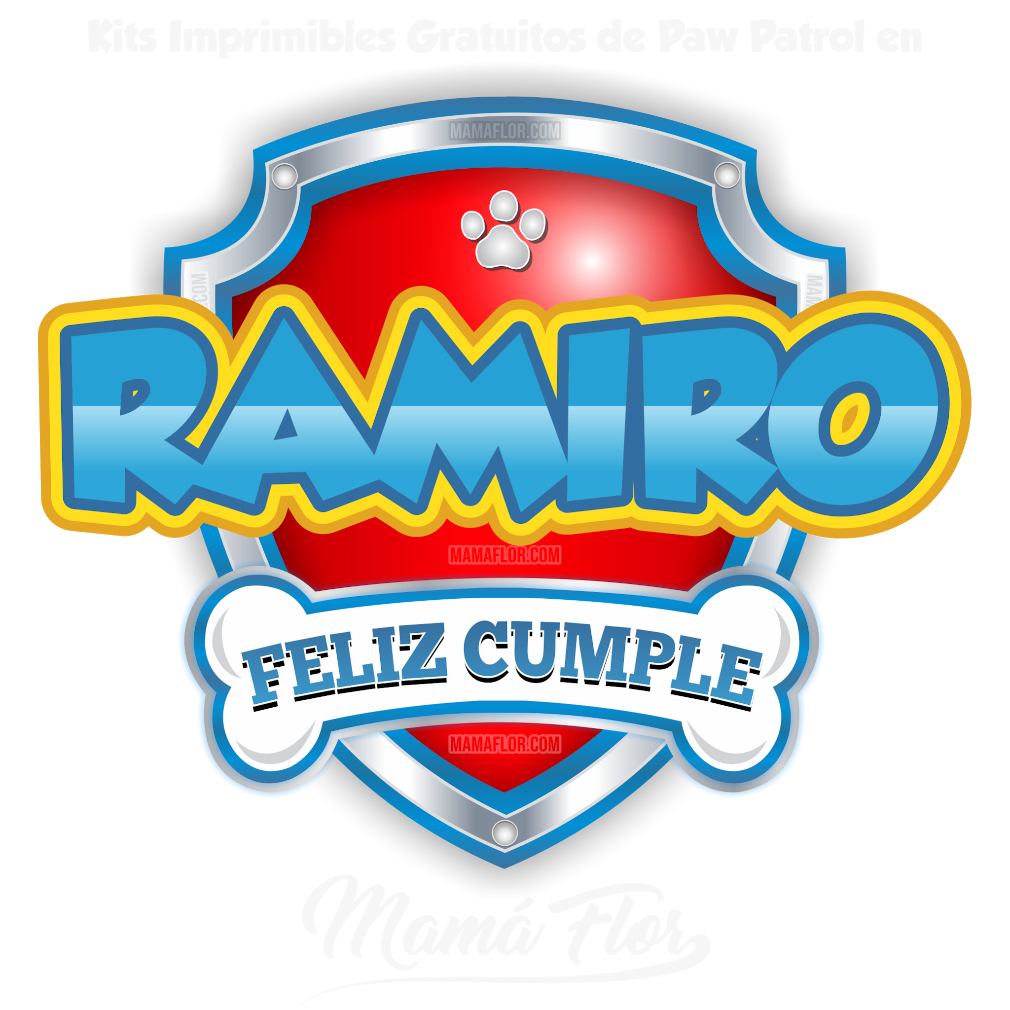 Paw Patrol: Nombres de Niño con la Letra 