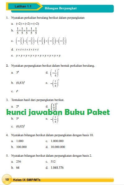 Jawaban paket bahasa indonesia kelas 9 halaman 11 dan 13