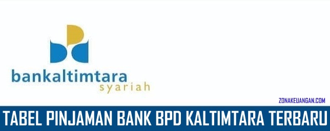 Tabel Pinjaman Bank Bpd Kaltimtara Syariah Zonakeuangan Com