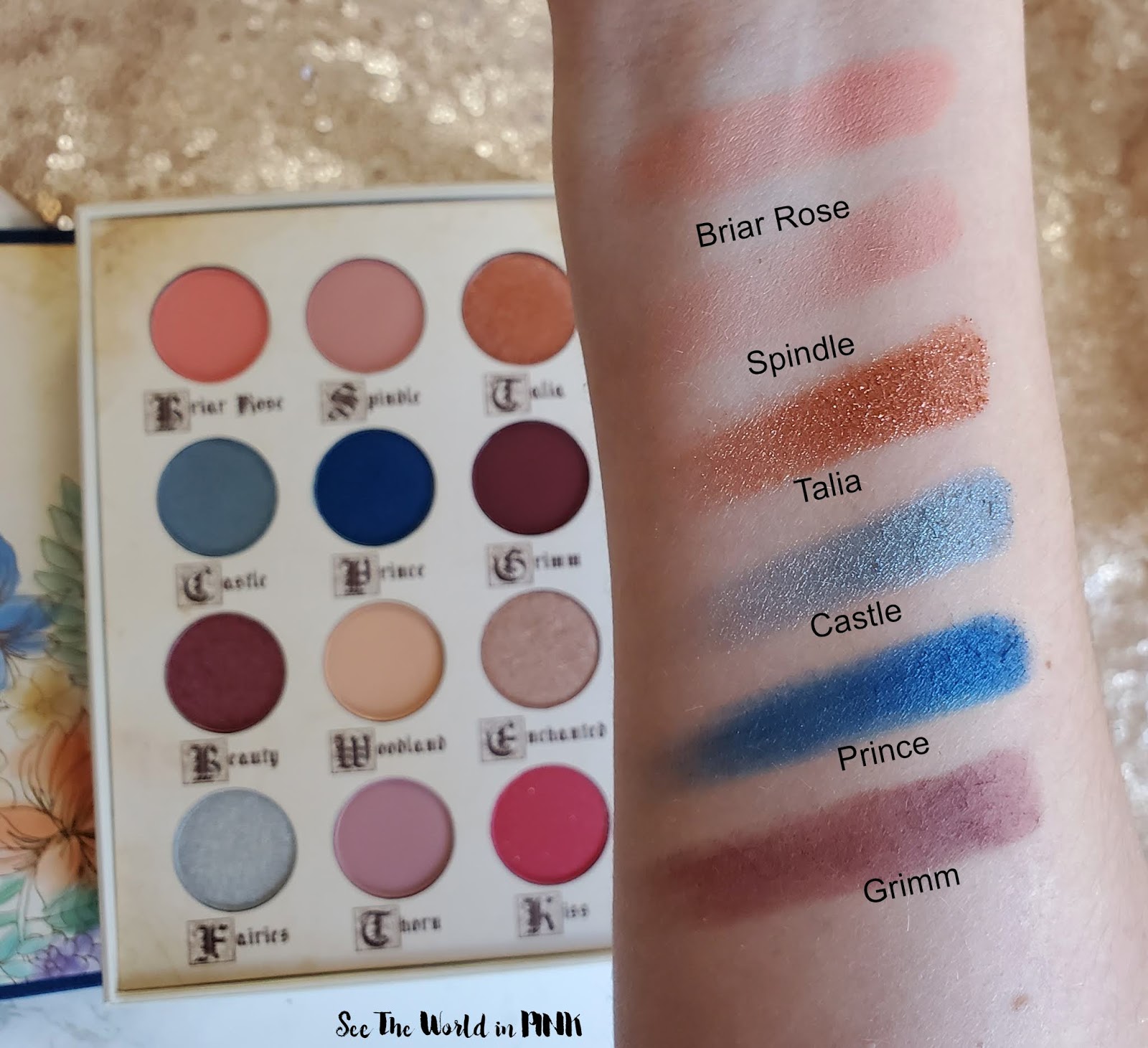 Storybook Cosmetics Fairy Tales Little Briar Rose Palette 