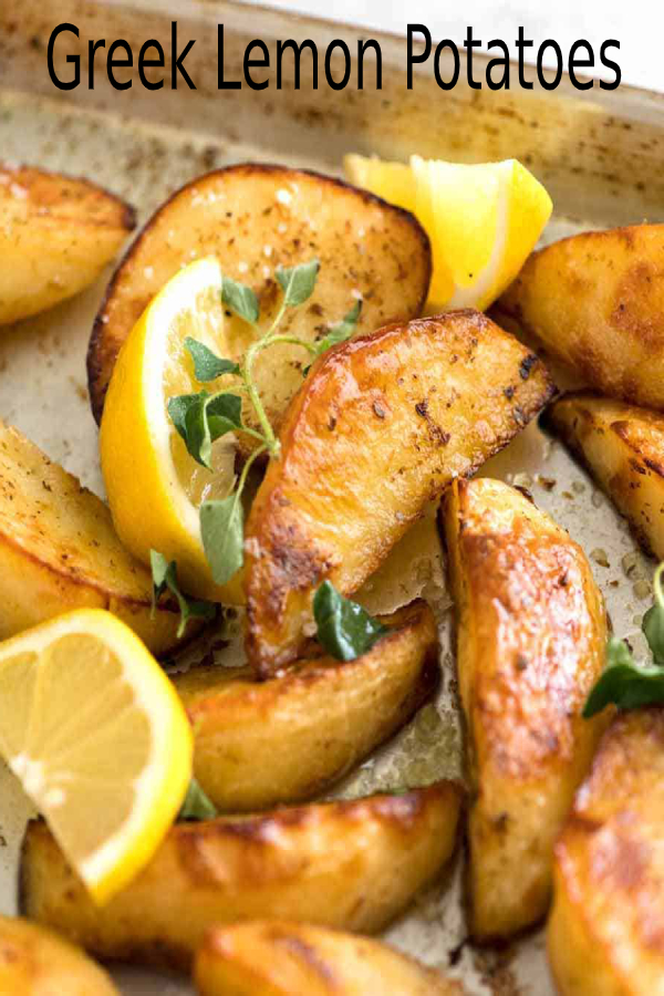 Greek Lemon Potatoes happy cook
