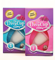 The DivaCup is available in two sizes