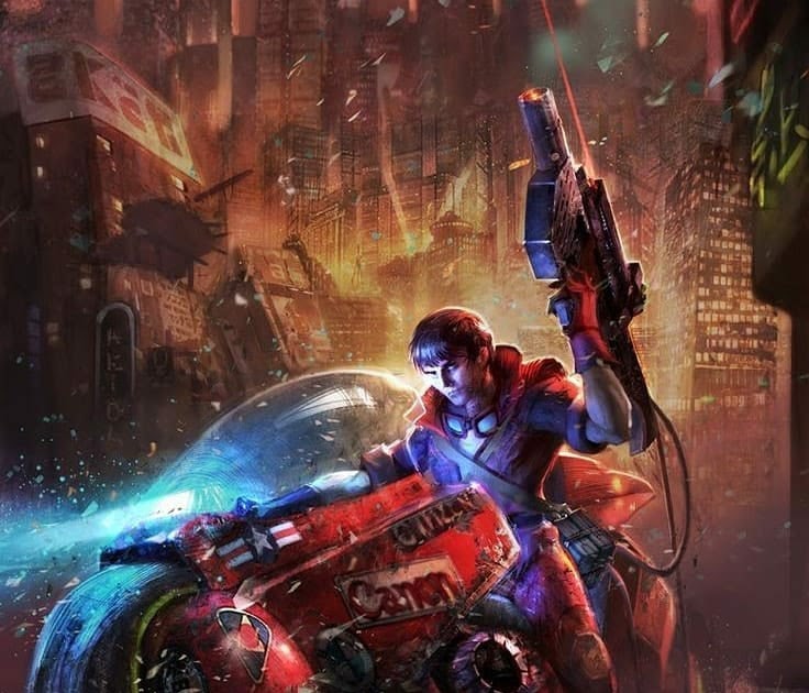 Мотоцикл Акира Cyberpunk