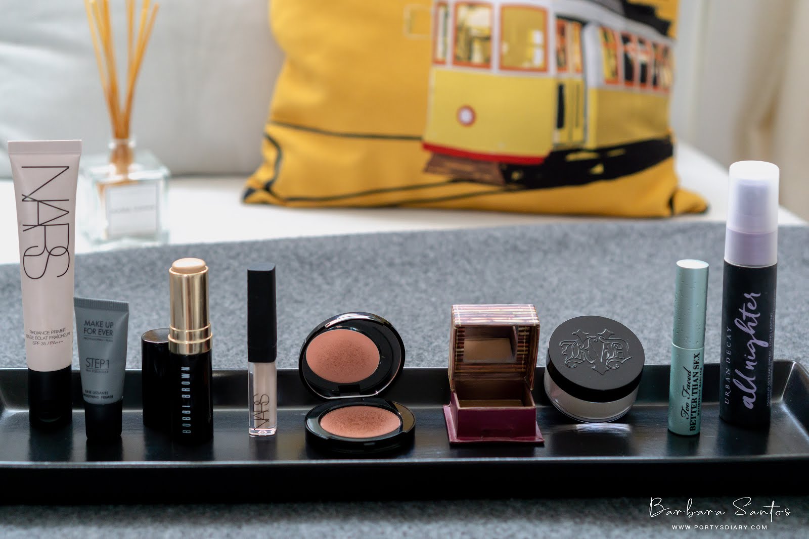 Beauty | What's in my travel makeup bag. Products I use for a full face, yet simple.