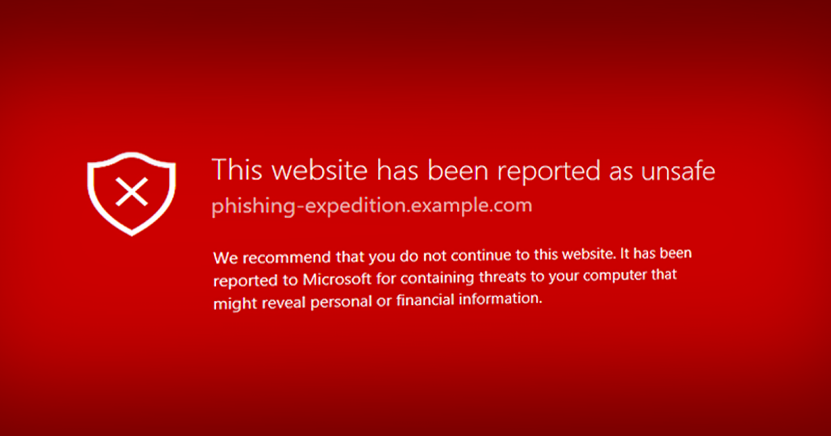 Check your link before opennig