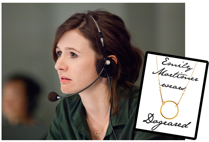 What Necklace Is Emily Mortimer Wearing On The Newsroom Emily Jane Johnston