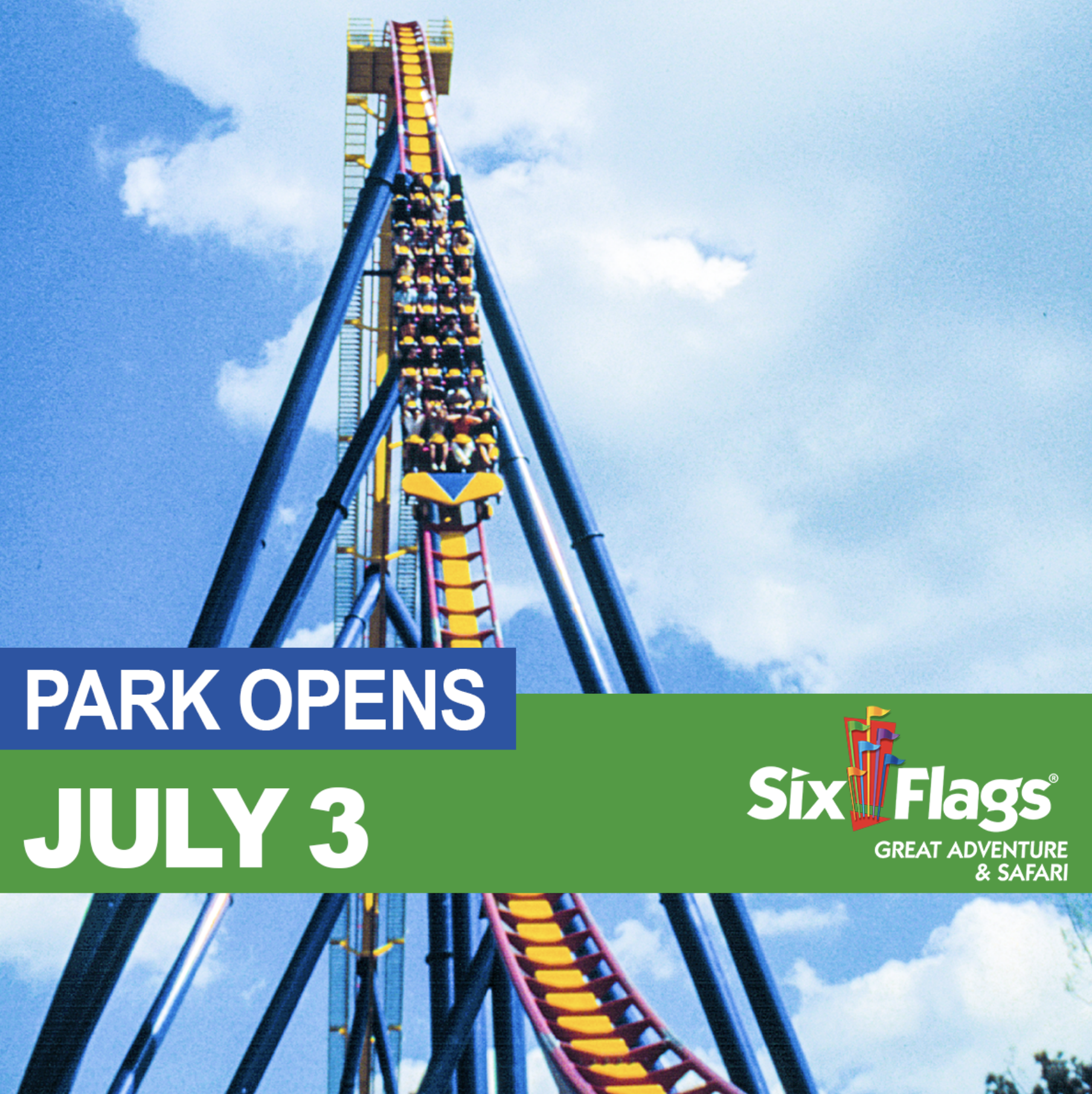NewsPlusNotes Six Flags Great Adventure Announces July 3rd Opening