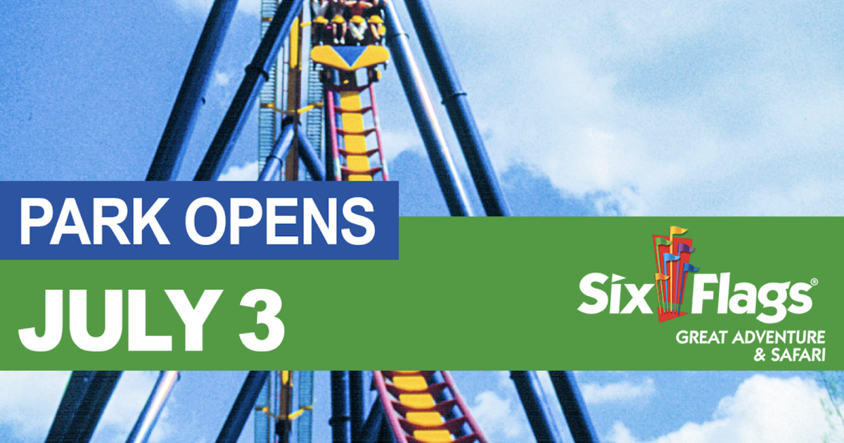 NewsPlusNotes: Six Flags Great Adventure Announces July 3rd Opening