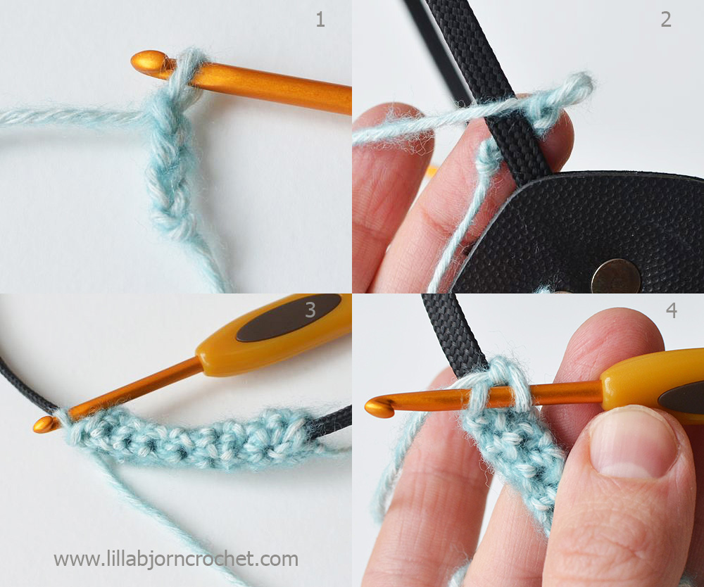 Floral Ear Muffs Free Crochet Pattern LillaBjörn's Crochet World