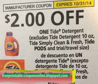 Free Printable Tide Coupons
