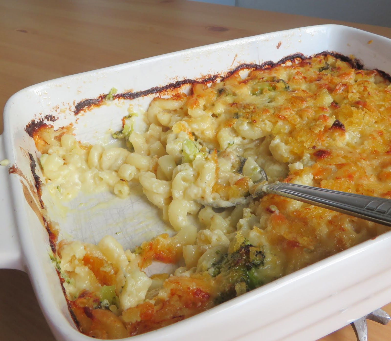 Broccoli & Cauliflower Mac & Cheese for two The English Kitchen