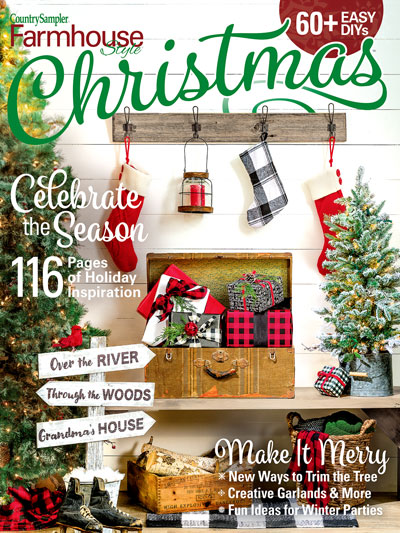 Cover of Country Sampler Farmhouse Style Christmas 2021 issue
