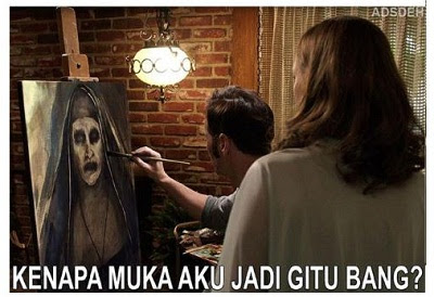 Foto Meme Valak Terbaru