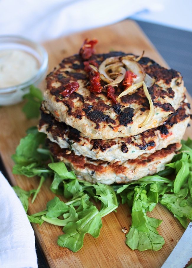 Just Jessie B Savory Stuffed Turkey Burgers Paleo, Whole30