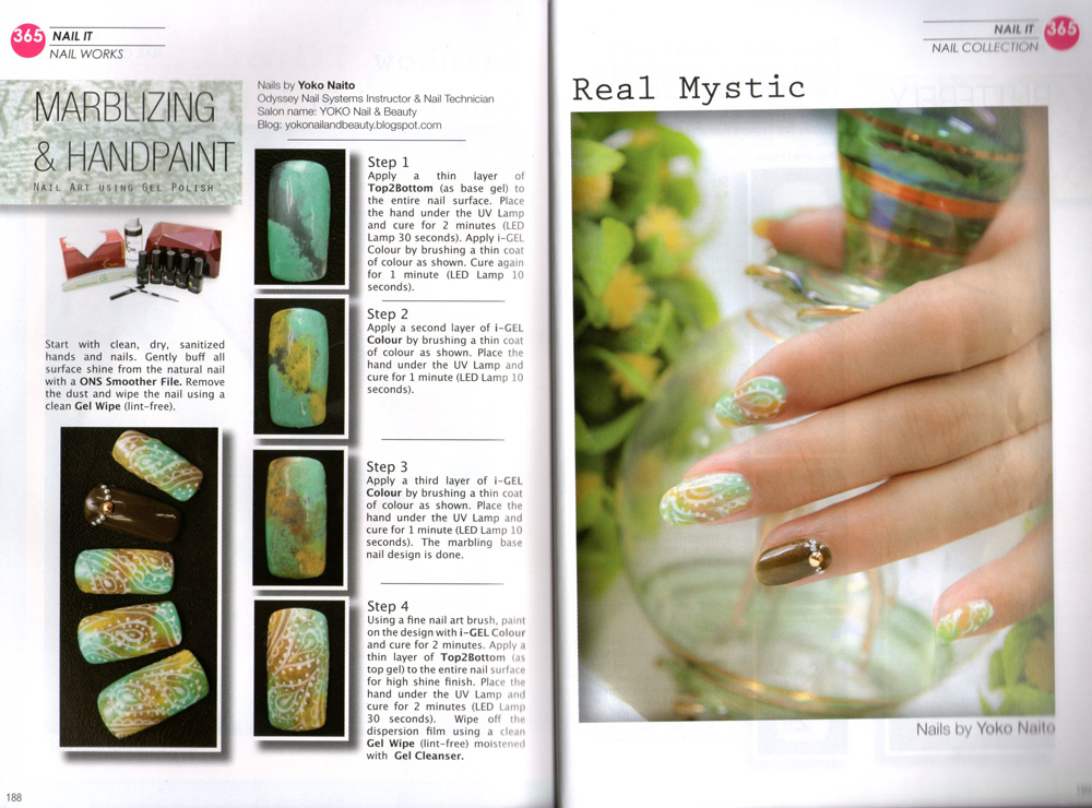 J Nail Studio Our Nail Work in Yan Magazine