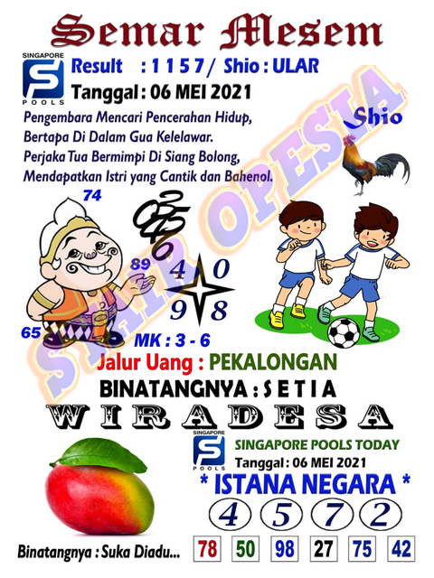 Syair Sgp Kamis 6 Mei 2021 Kode Syair Sgp Syair Hk Syair Sydney 2021